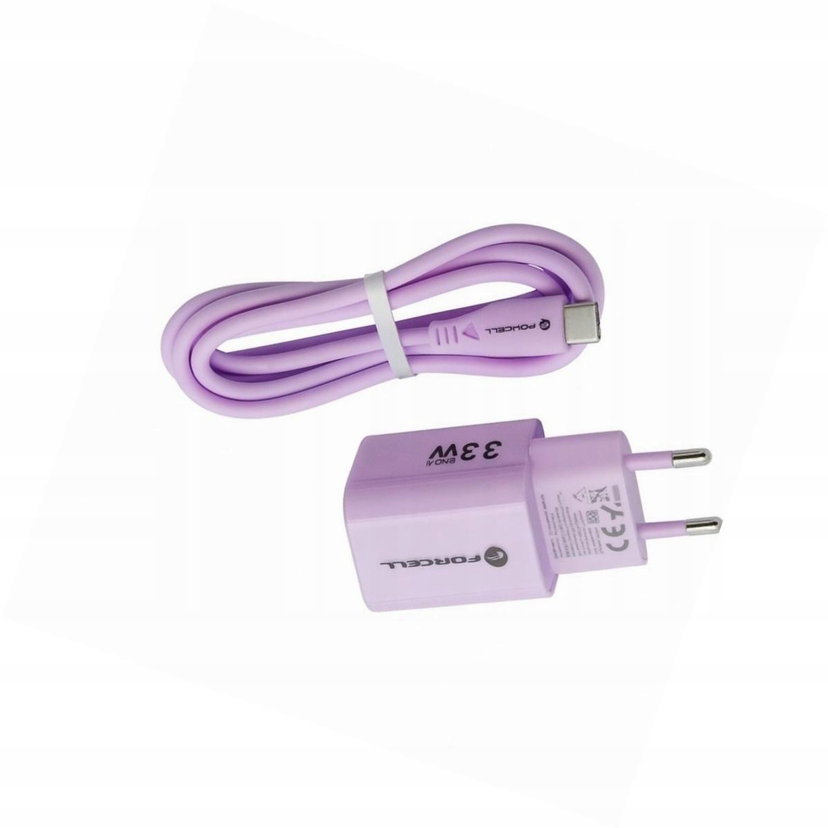 Szybka ładowarka Gan 33W 2 porty z kablem Usb-c do Realme 12 Pro