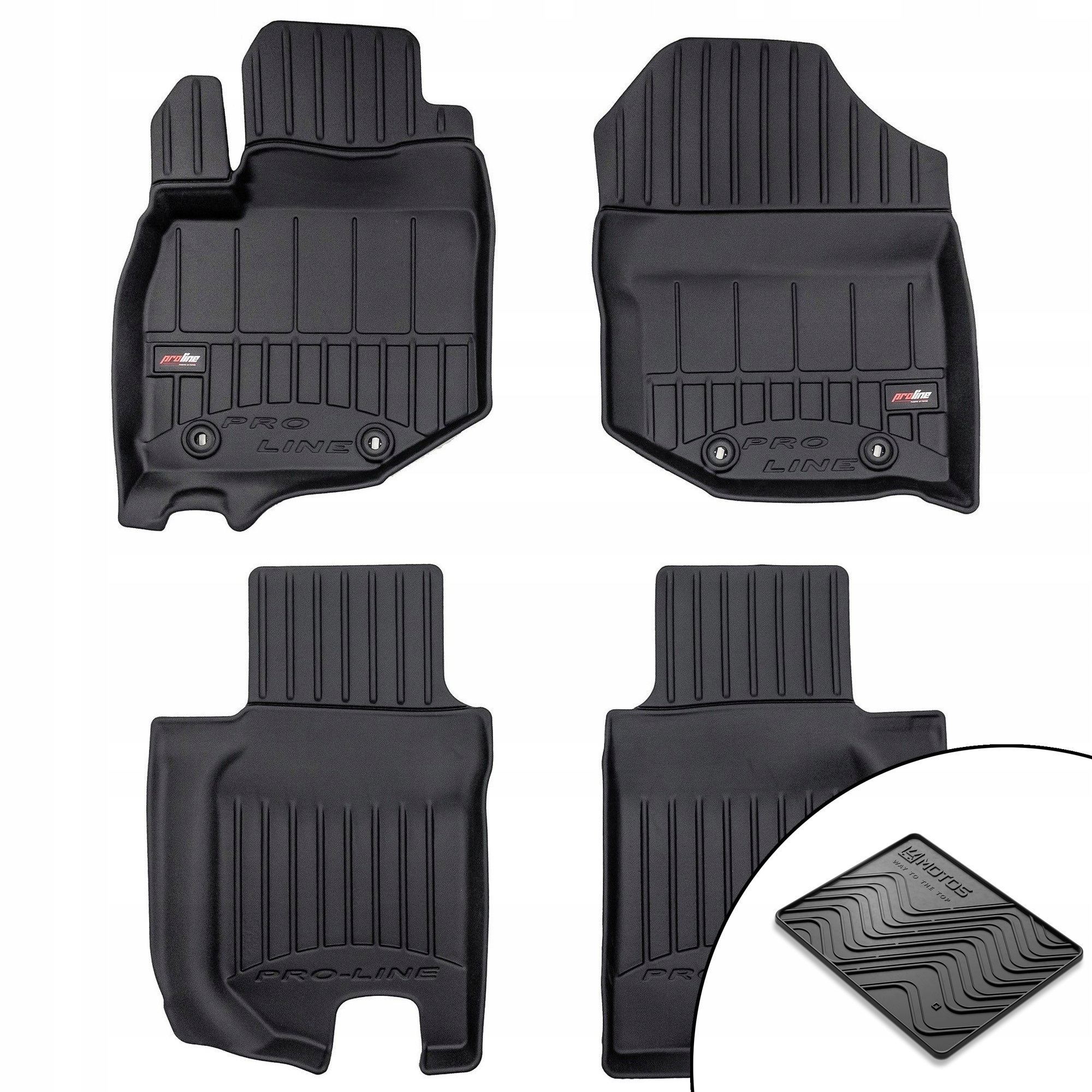Dywaniki gumowe 3D Honda Jazz III 2007-2014 +mata