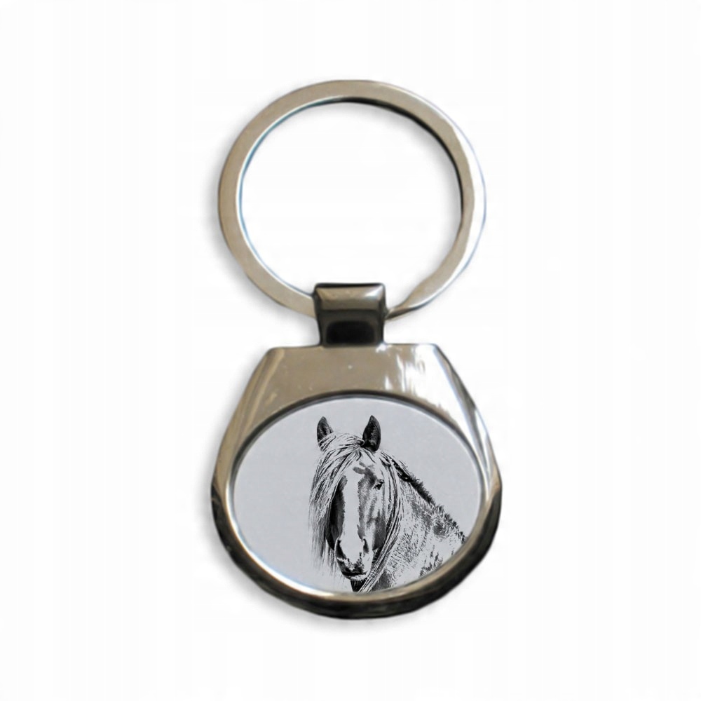 

Koń Canadian horse Metalowy Brelok Breloczek