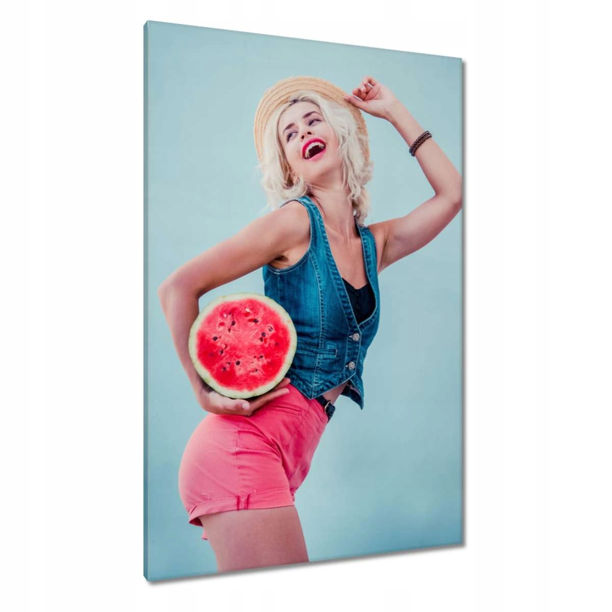 Obrazy 80x120 Pěkné ženy Kočky Babičky