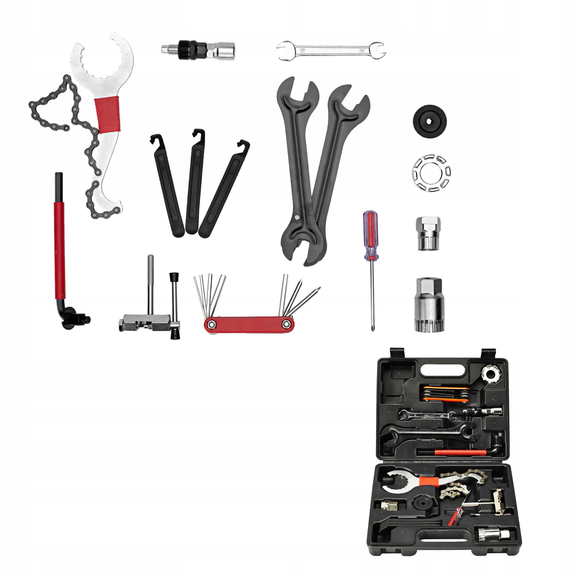 Sada klíčů pro opravu údržby kola