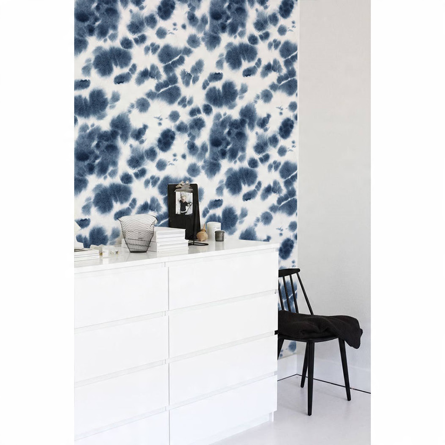 

Tapeta samoprzylepna Wzór niebieskie plamy 250x250