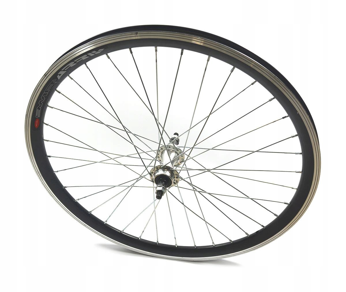 KOŁO BIKELAND 24" TYLNE OBRĘCZ STOŻEK 30mm PIASTA STALOWA CZARNE