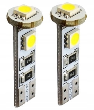 

Żarówka W5W T10 Led 3 X SMD5050 Canbus M-tech