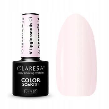 CLARESA Lakier hybrydowy #lipglossnails 01- 5g