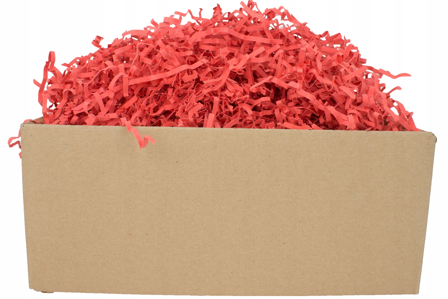 Wiórki papierowe Basic 4mm Czerwone 1kg