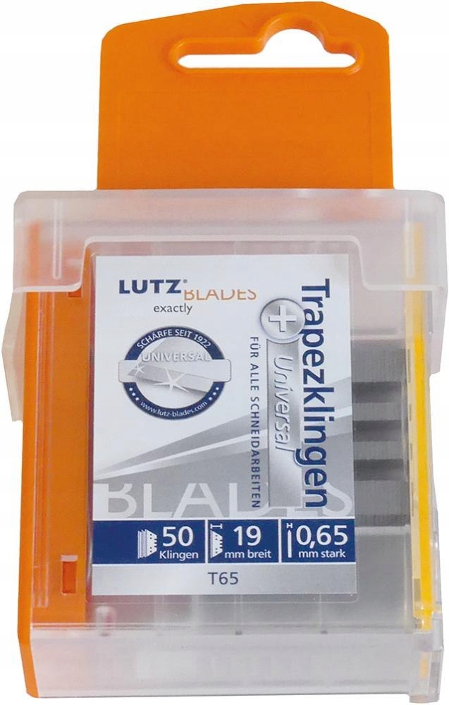 Trapézová čepel standardní 0,65 mm, 50 ks v balení Lu