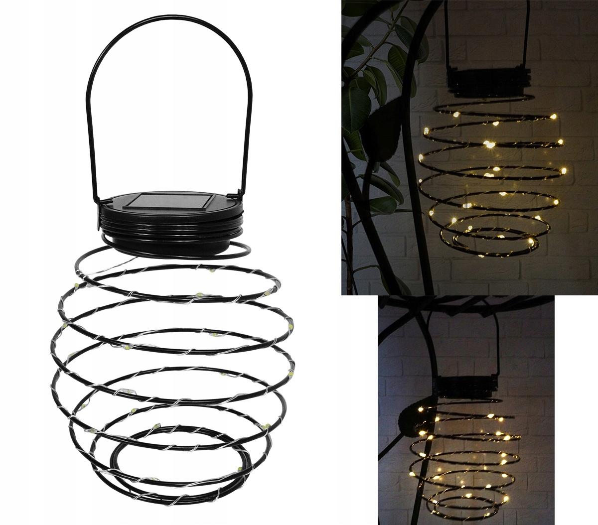 

Lampa solarna Lampion Solarny Led Ozdobny wiszący