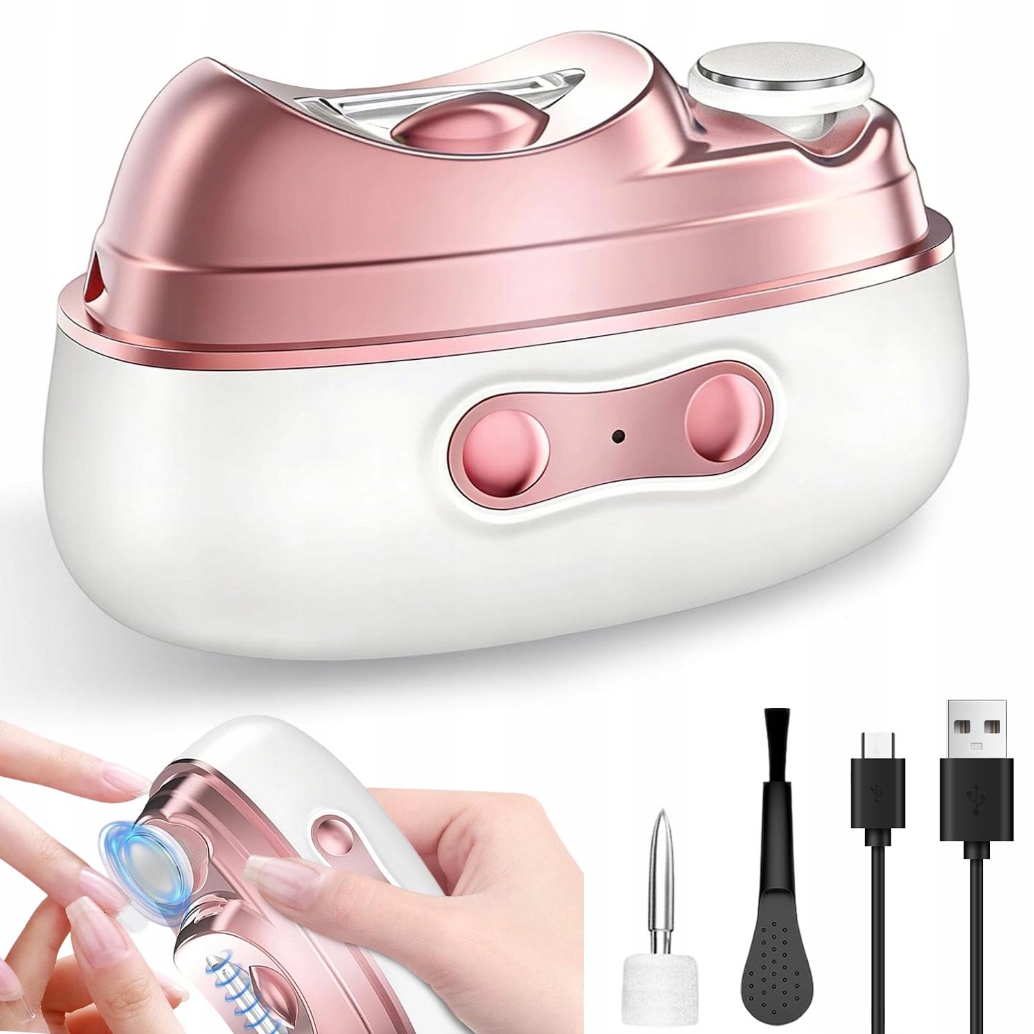 Bezdrátové Elektrické Kleštičky Na Nehty 4V1 Lampa Na Nehty S Uv Zářením
