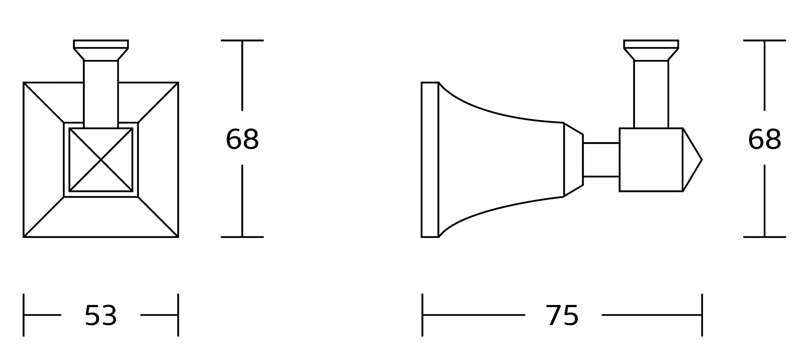 MEXEN DALIA SIMPLE TOWEL HOOK FEKETE Gyártói kód 7017335-70