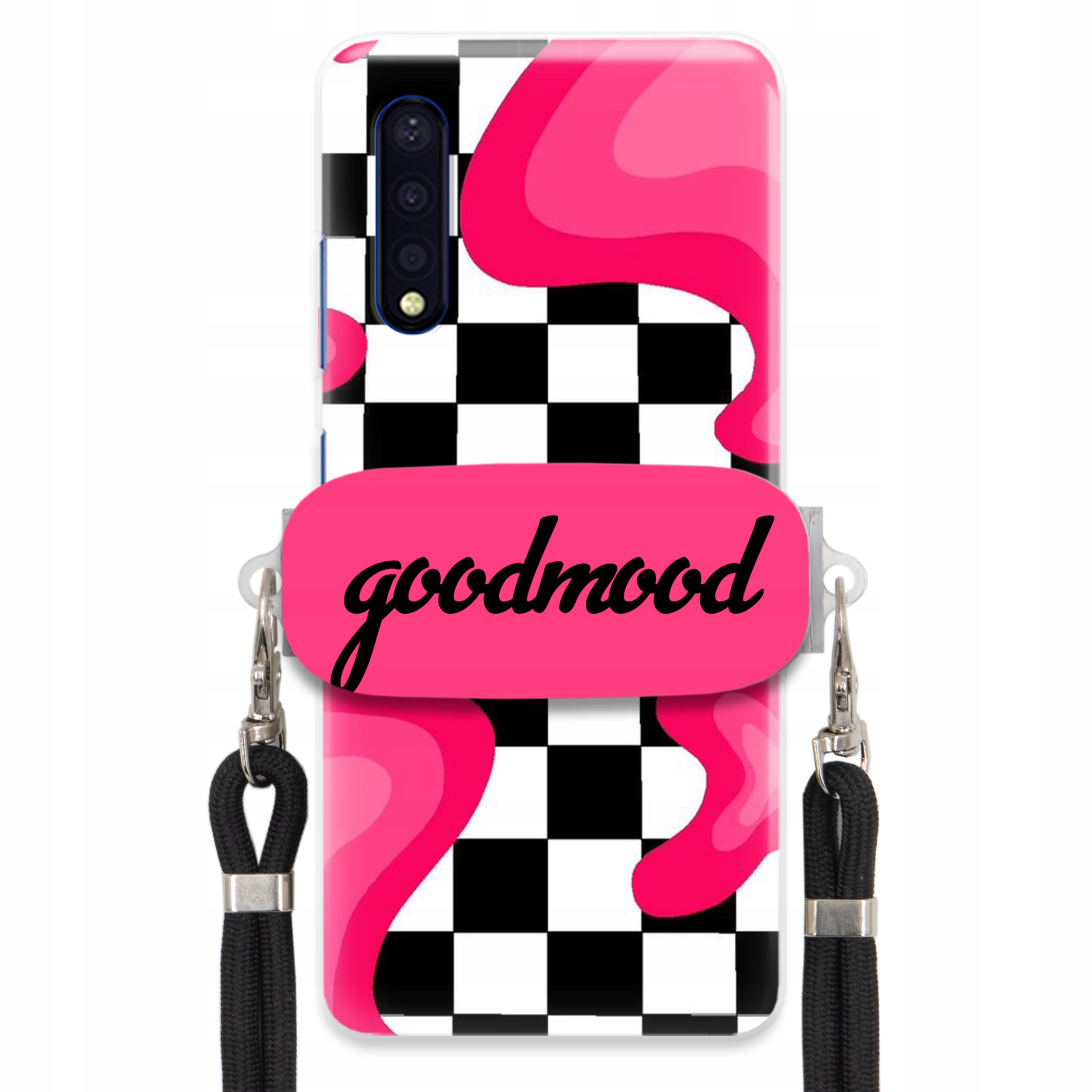 Puzdro Pre Samsung A41s Sada Case Držiak Na Vodítko Čierny Pre Teenagerov Splash