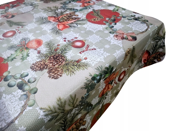 CERATA ŚWIĄTECZNA BOŻE NARODZENIE OBRUS NA WYBRANY WYMIAR Typ obrus