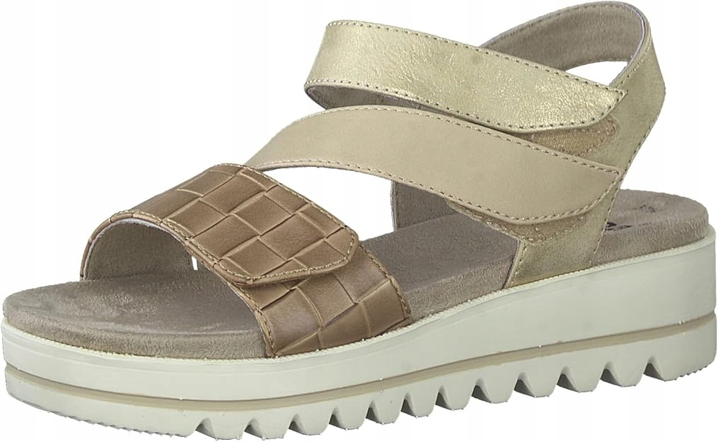 Jana Dámské Sandály Na Platformě Na Suchý Zip 37 6AA