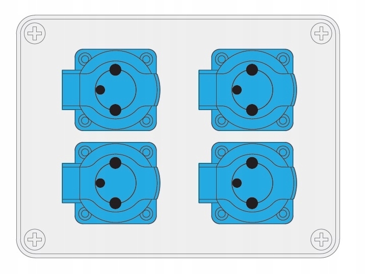 Rozvaděč R-box 190 4x250V B.1203