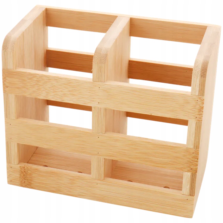 

Kuchenny Bambusowy Pojemnik Stojak Organizer