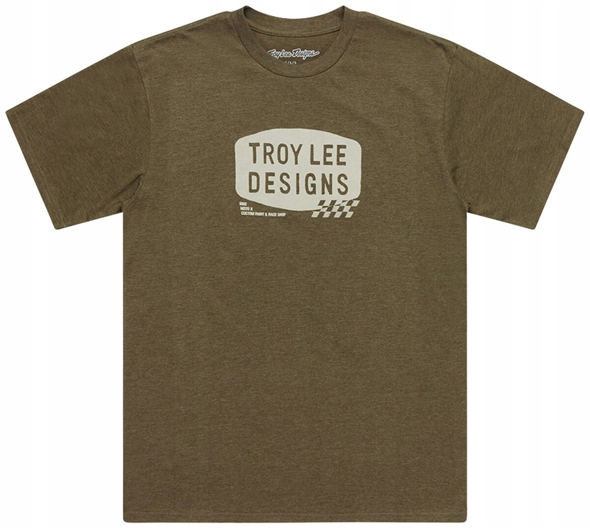 T-Shirt Koszulka Troy Lee Designs Short Sleeve Tee Stamp Olive Heather r XL