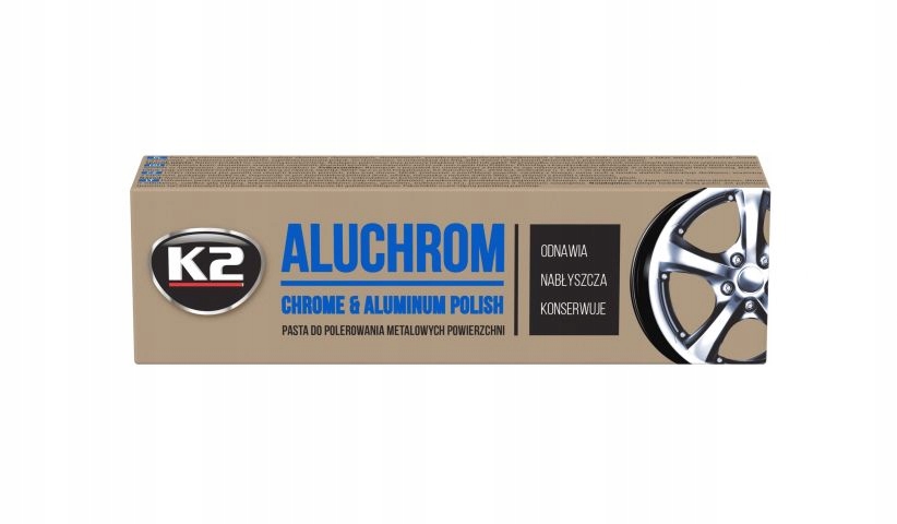 

K2 Aluchrom pasta polerska do chromu 120g