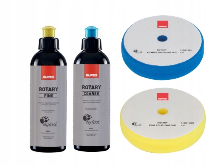 RUPES ROTARY ZESTAW 2xPASTA 0 25L 2x GABKA