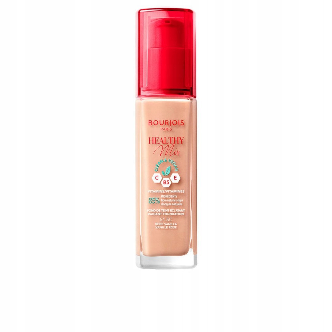 Tekutý Podkladová Báze na obličej Bourjois Healthy Mix N 515 N 515-Rose Vanilla 30 m