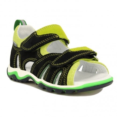 Sandały chłopięce BARTEK czarno-zielone r.27 Stan opakowania oryginalne