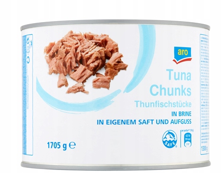 Levně aro Tuňák ve vlastní šťávě 1,705 kg