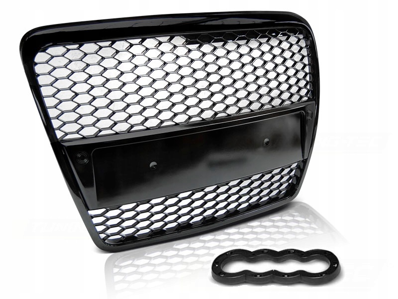 AUDI A6 C6 04-08 RS GLOSSY BLACK GRILL ATRAPA