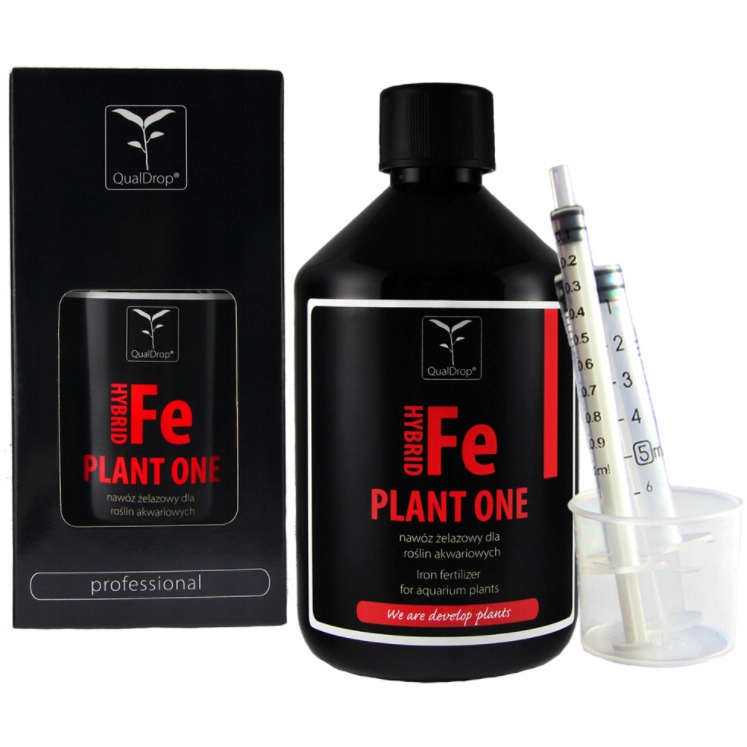 Levně QualDrop Fe Hybrid 500 ml železo hnojivo pro akvarijní rostliny