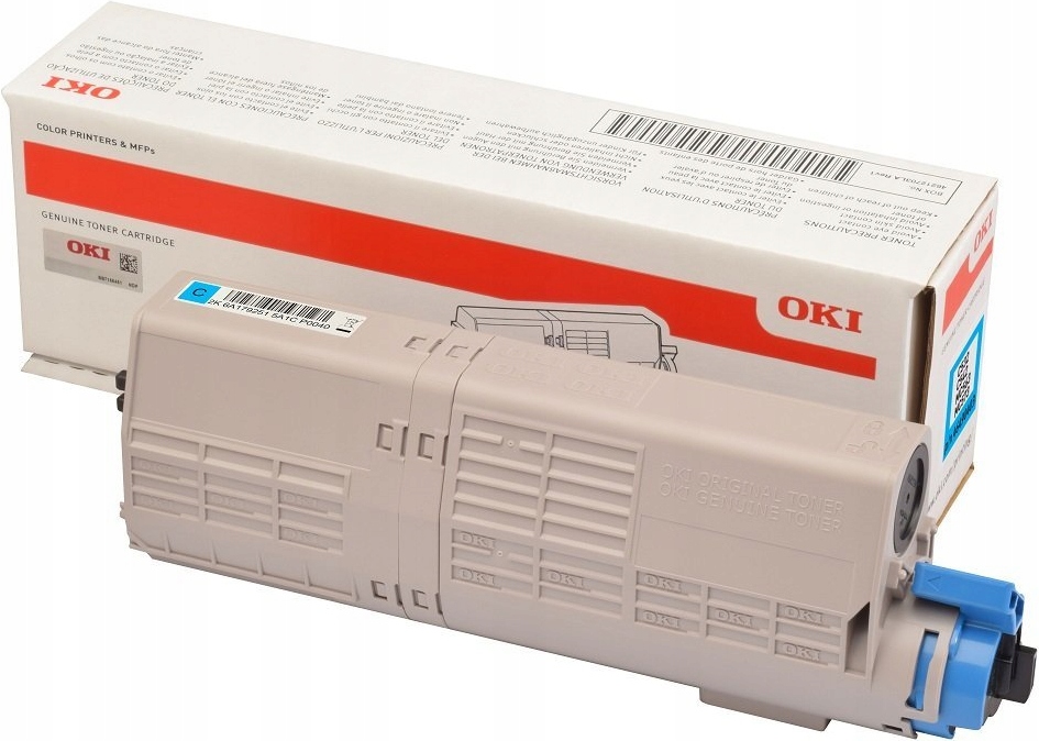 Toner Oki 46490403 modrá (azúrová)