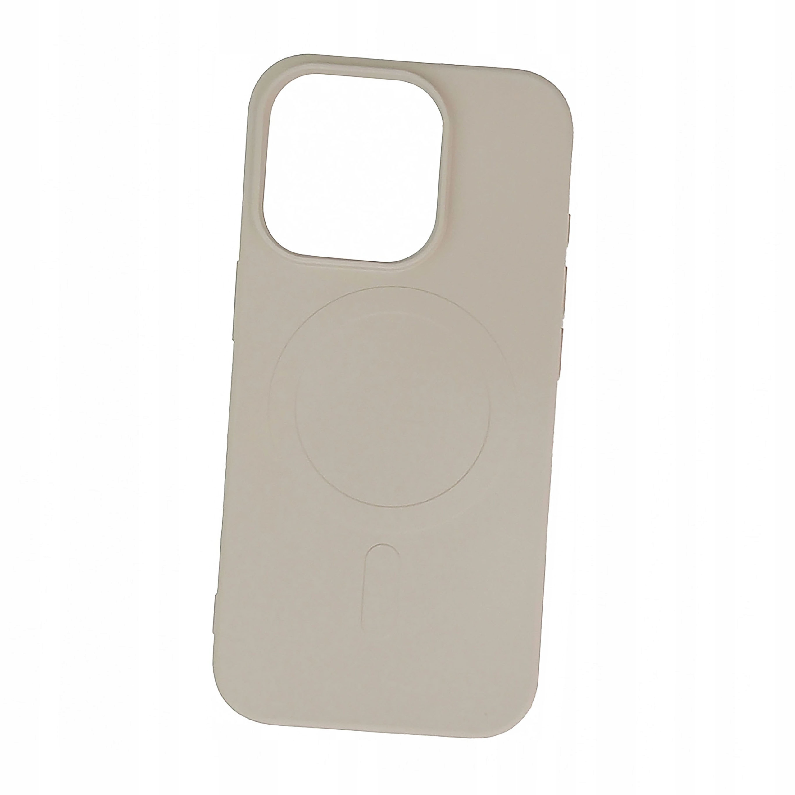 Etui Liquid Silicone Case MagSafe do iPhone 16 Pro Max beżowe