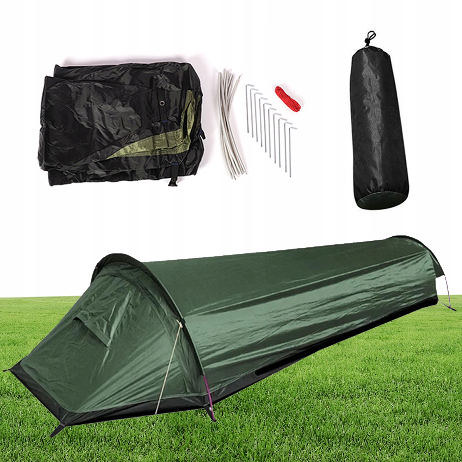 Stan Pro 1 Osobu Ultralehký S Větruodolnou Přepravní Taškou