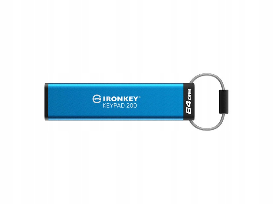 Pamięć Usb 3.2 Kingston IronKey Keypad 200 Usb-a AES-256 Encrypted 64GB
