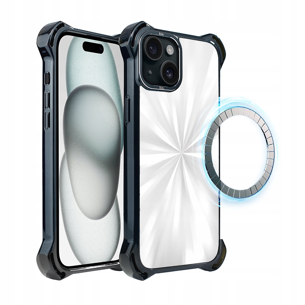 Pouzdro pro iPhone 15 Plus Ibizu DropGuard Ultra s MagSafe, perleťový lesk