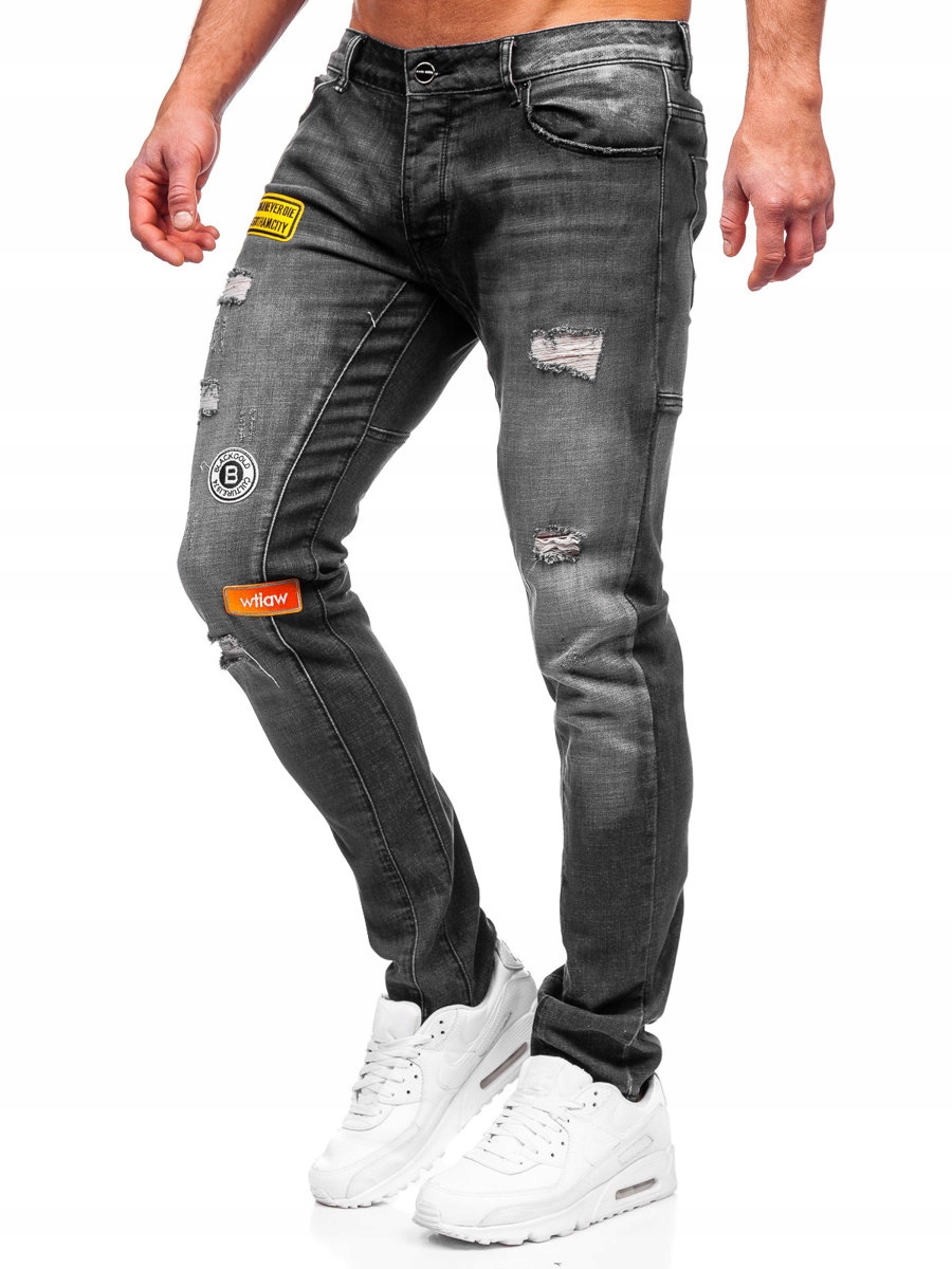 

Spodnie Jeansowe Czarne MP0047N DENLEY_34/L