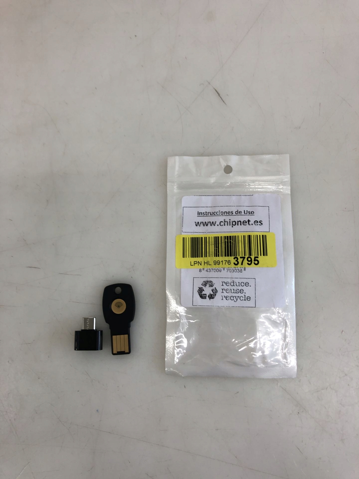 Klucz bezpieczeństwa FIDO2 U2F NFC Producent Inna