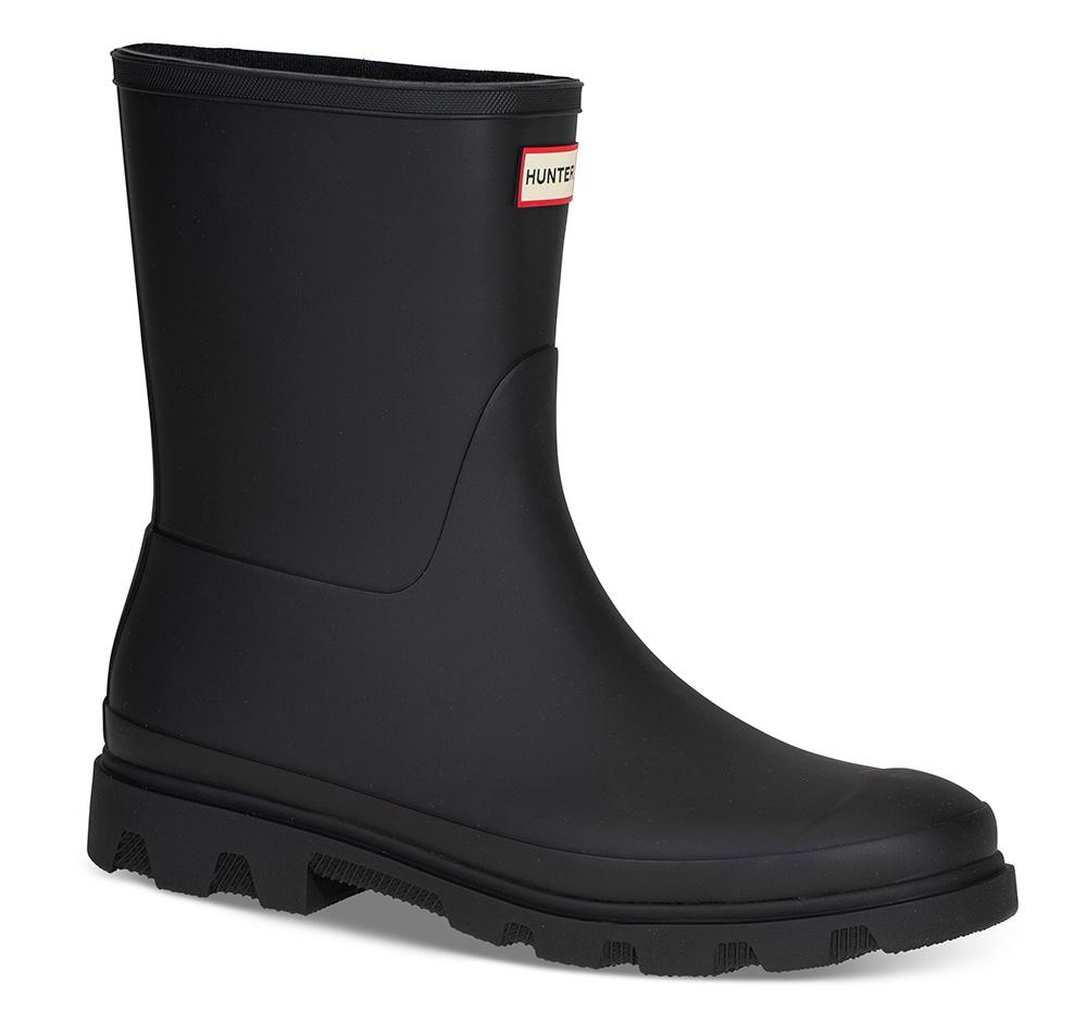 Hunter Vysoké Černé Holínky Ze Syntetického Materiálu 42 T7C