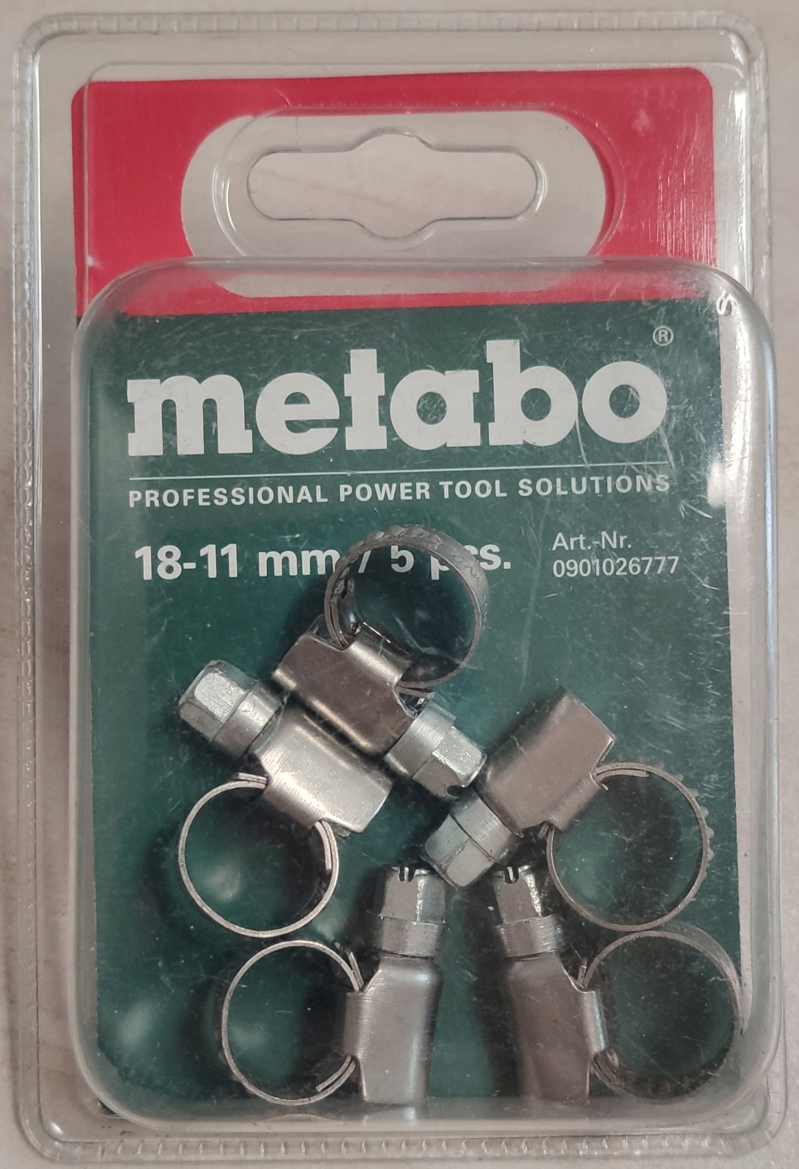 

Metabo Zacisk Opaska Obejma 18-11mm 5sz 0901026777