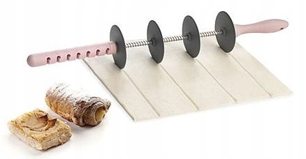 WAŁEK REGULOWANY DO CIĘCIA CIASTA NA PASKI - 4 Rodzaj wałek