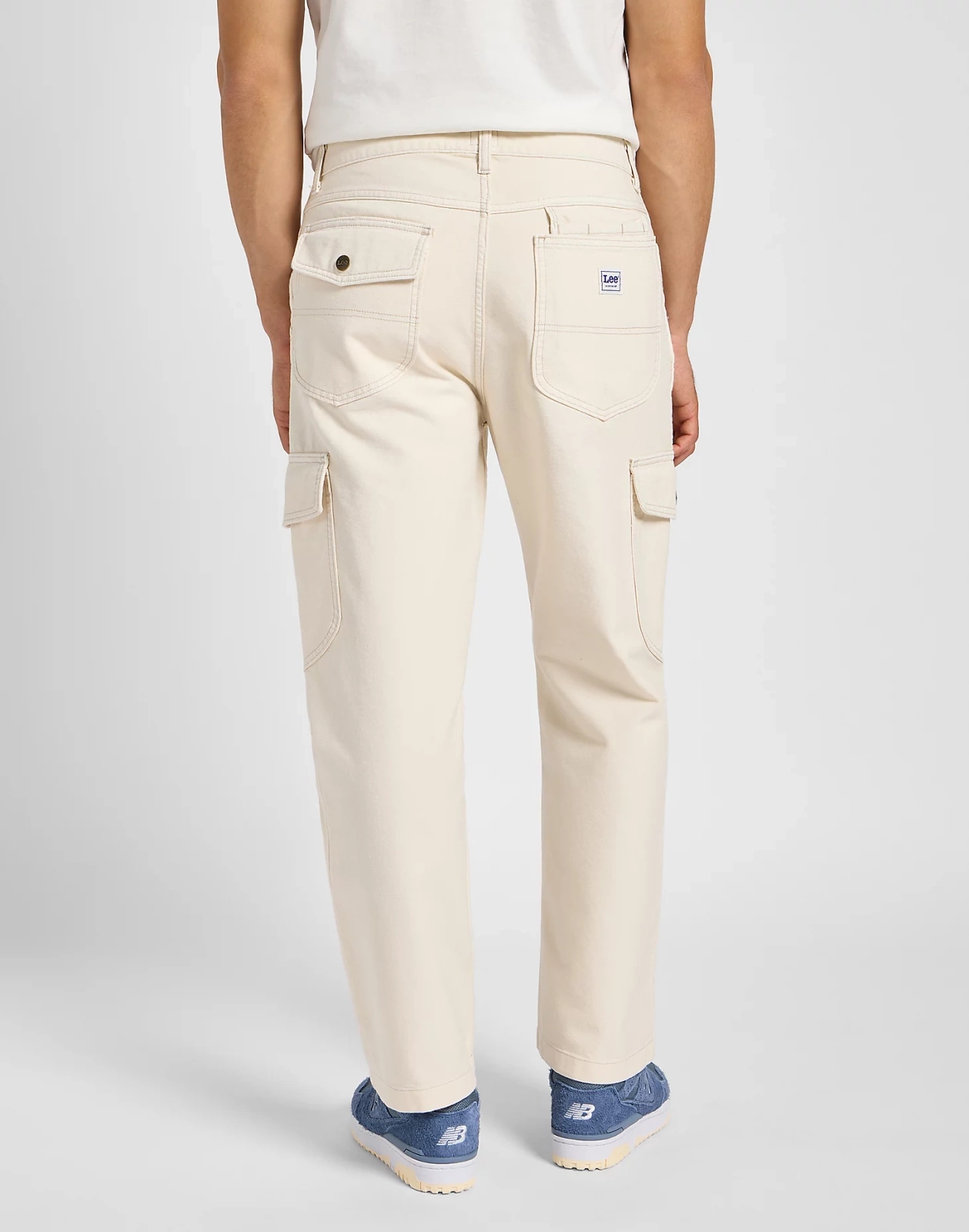 Pánské volné kalhoty Lee Workwear Utility Pant Ecru 112355770 36/32