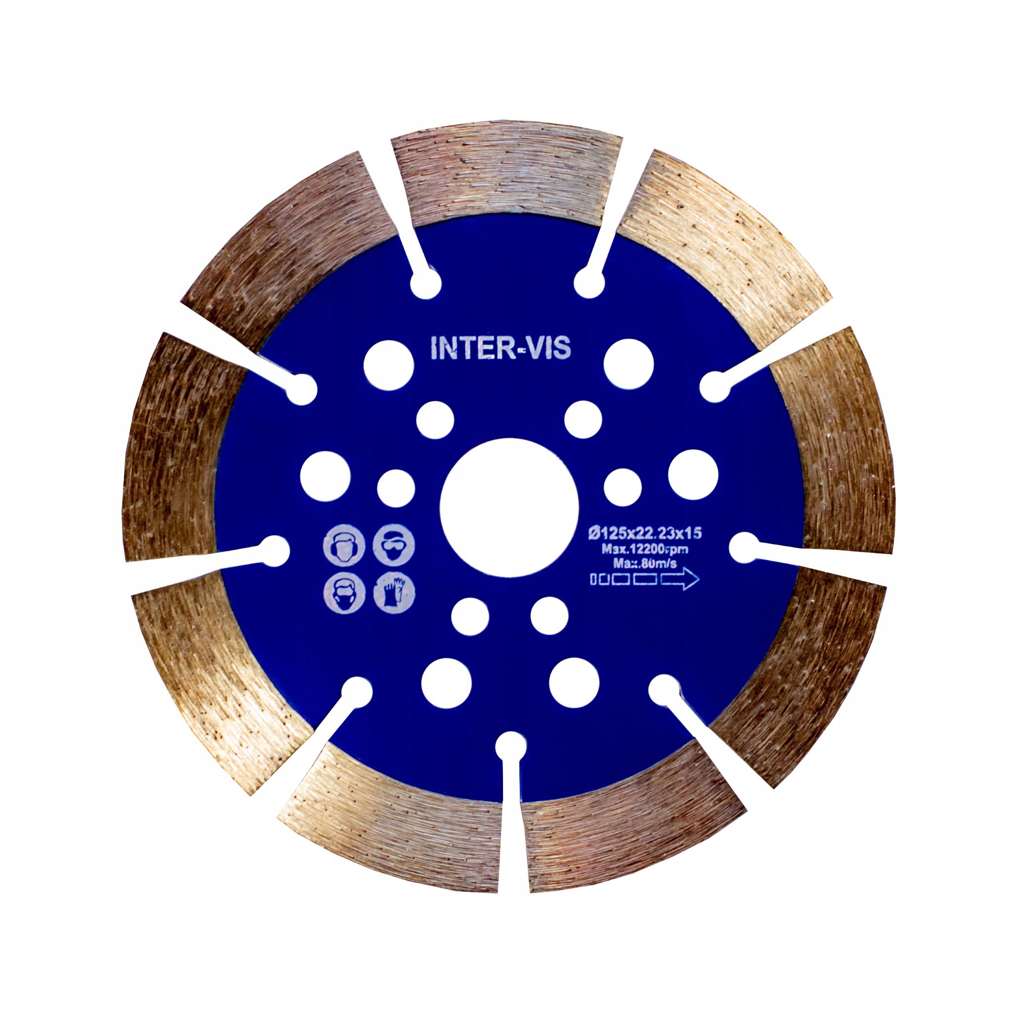 

Tarcza Diamentowa 125x22,2x15 mm Segment Intervis
