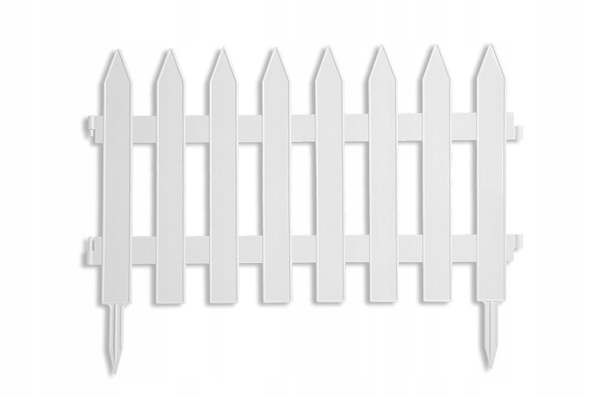 PLOTEK OGRODOWY PLASTIKOWY palisada plot 3,2m BIEL