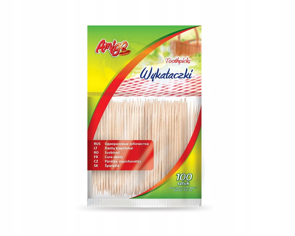 

Wykałaczka Amigo 100 Sztuk