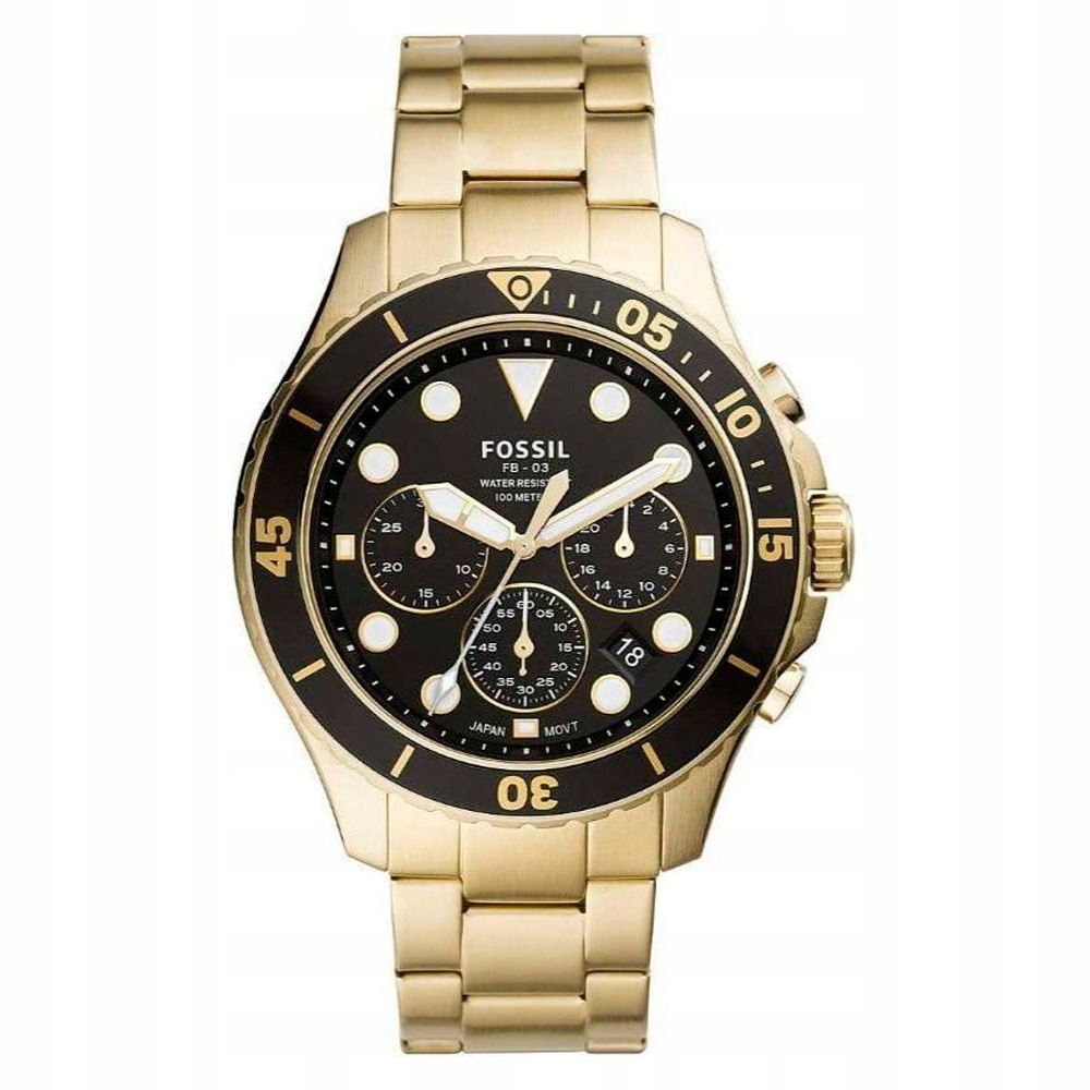 Pánské Hodinky Fossil FB-01 Chronograph FS5727 (46 mm)
