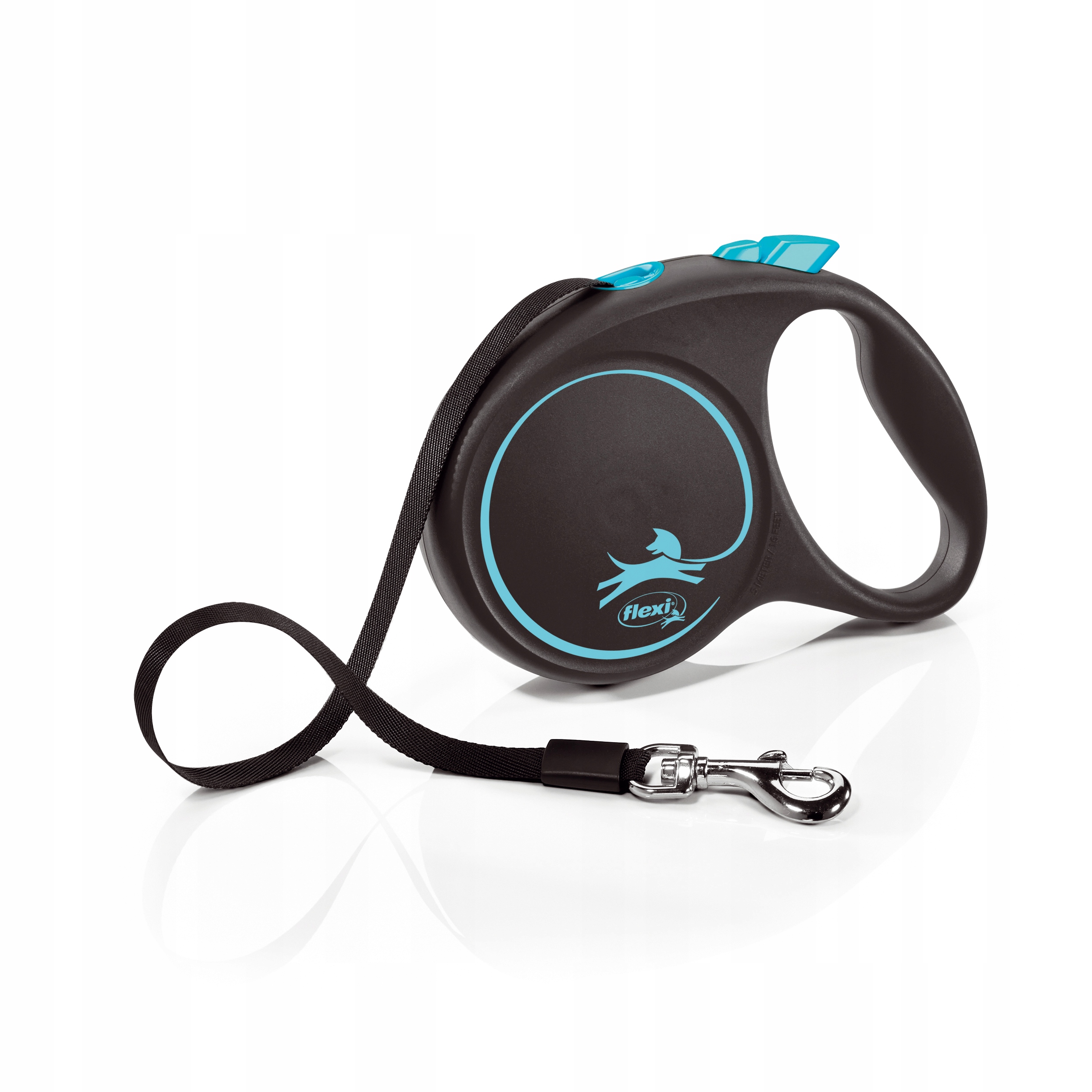 

Flexi Black Design smycz taśma niebieska L 5m 50kg