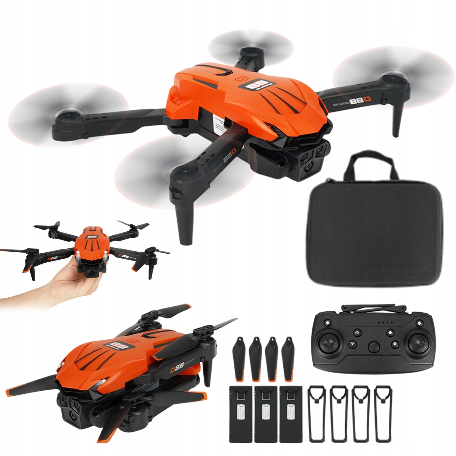 Dron D88 Wifi Kamera 2.4 GHz Dálkově Ovládaná Hračka Silný Vznášení 100 M