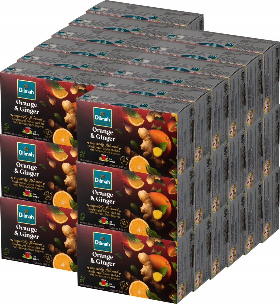 Dilmah Orange-Ginger Ex20 z zawieszką x36