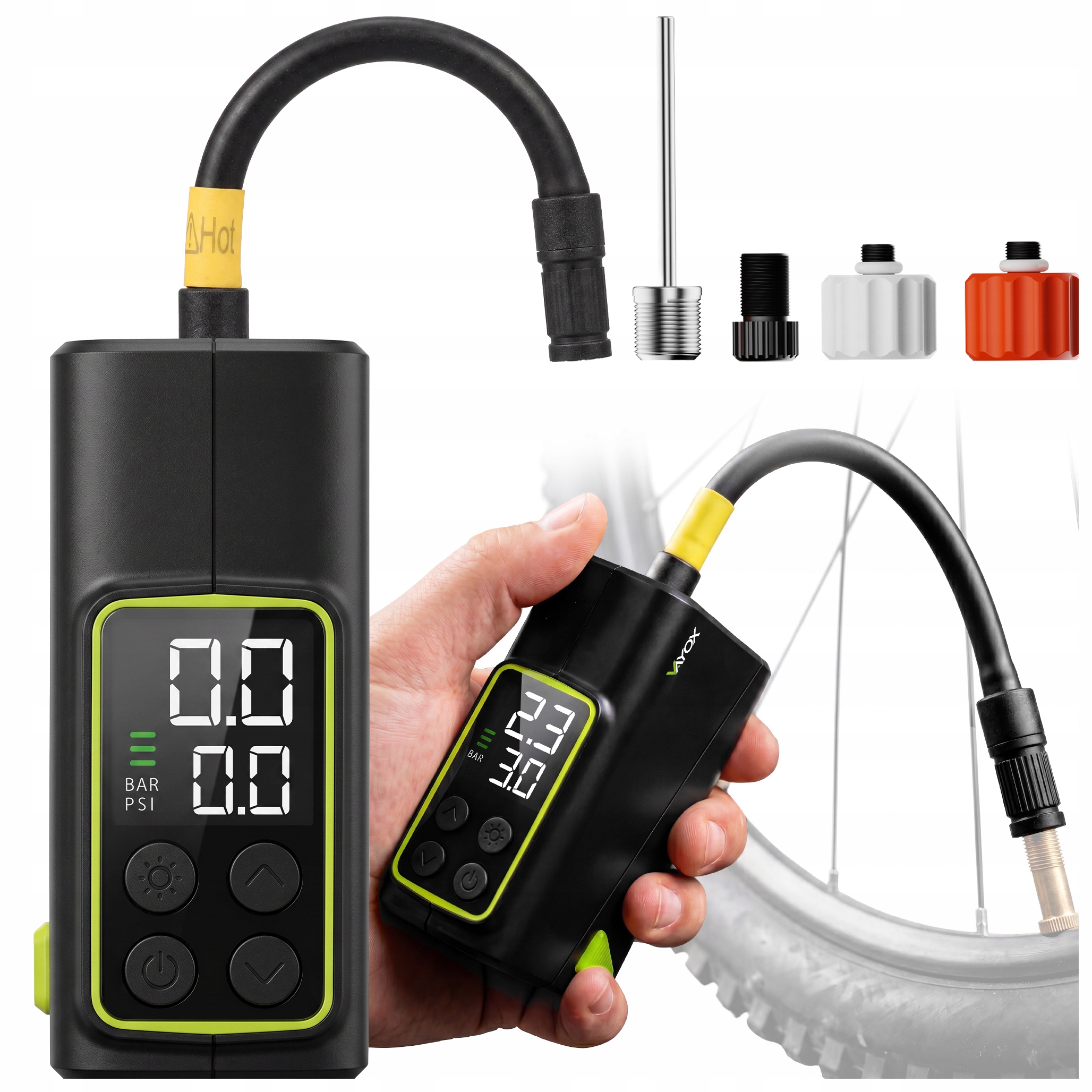 Elektrická Pumpa Na Kolo Malý Kompresor Výkonný Kompresor 10 Bar Vayox