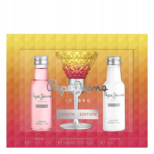 Pepe Jeans Cocktail Edition For Her zestaw prezentowy Edt żel balsam