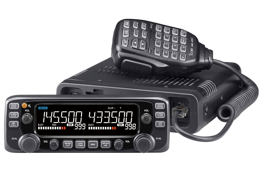 Icom IC-2730E Black Edition radiotelefon amatorski Vhf/uhf 50W