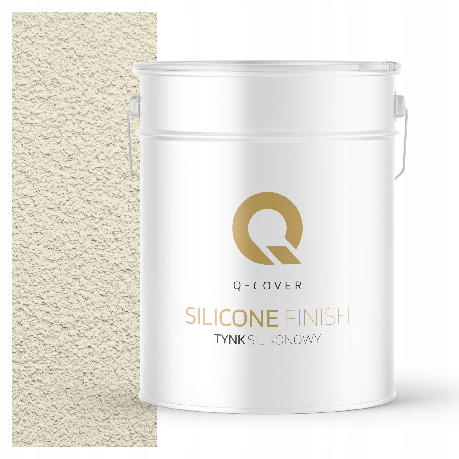 Silikonová Fasádní Omítka Bílá Zlomená Do Žluté 15 Kg Granulace 3.0 mm F641