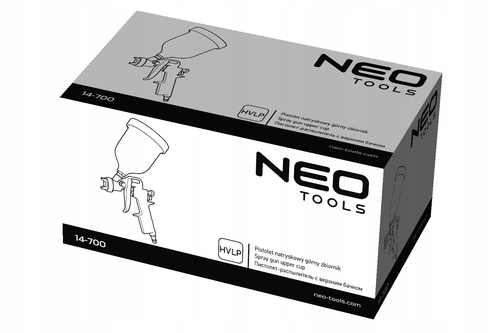 PISTOLET LAKIERNICZY ZBIORNIK 0.6 L, DYS Marka Neo Tools